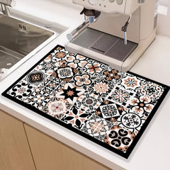 Tapis Égouttoir Absorbant pour cuisine