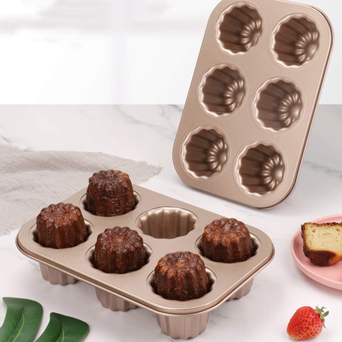 Moule à cannelés en acier inoxydable