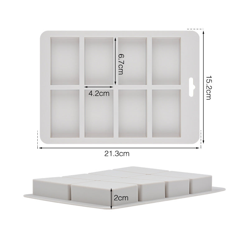 Moule à savon à 8 cavités