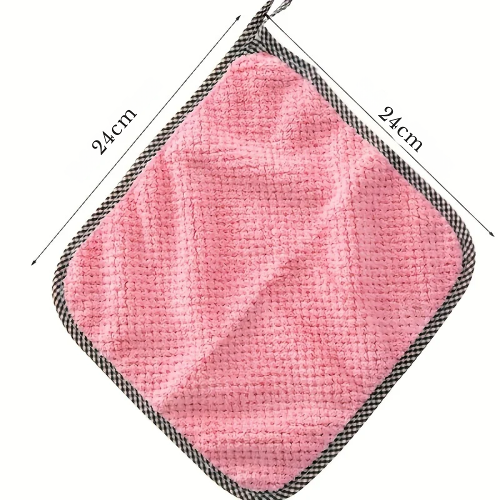 Lot de 5 ou 10 Chiffons Absorbants Réutilisables – Torchons de Cuisine Anti-Graisse