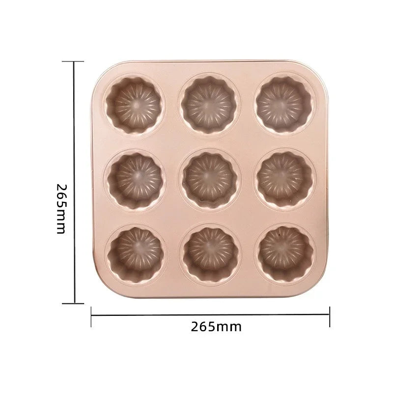 Moule à cannelés en acier inoxydable