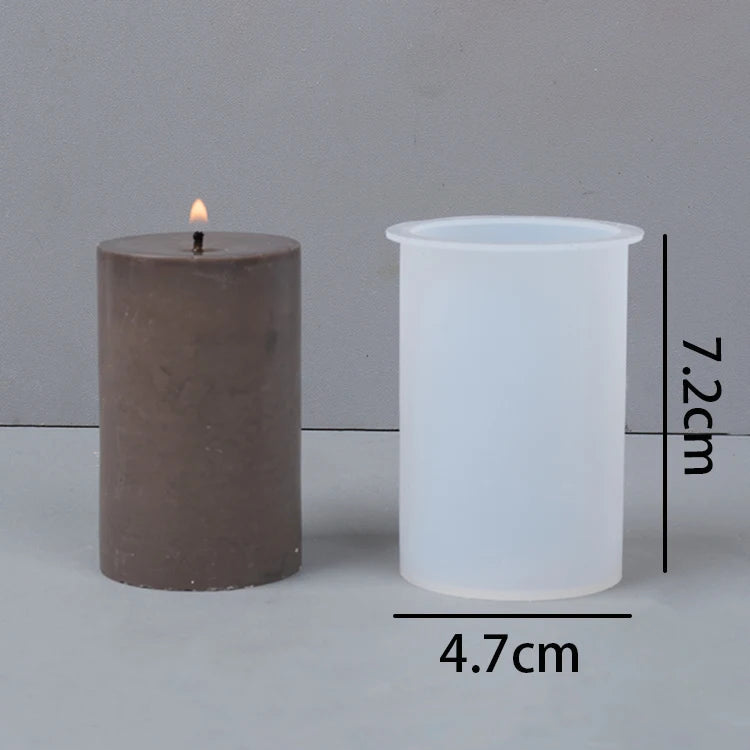 Moule à bougie en silicone géométrique 3D