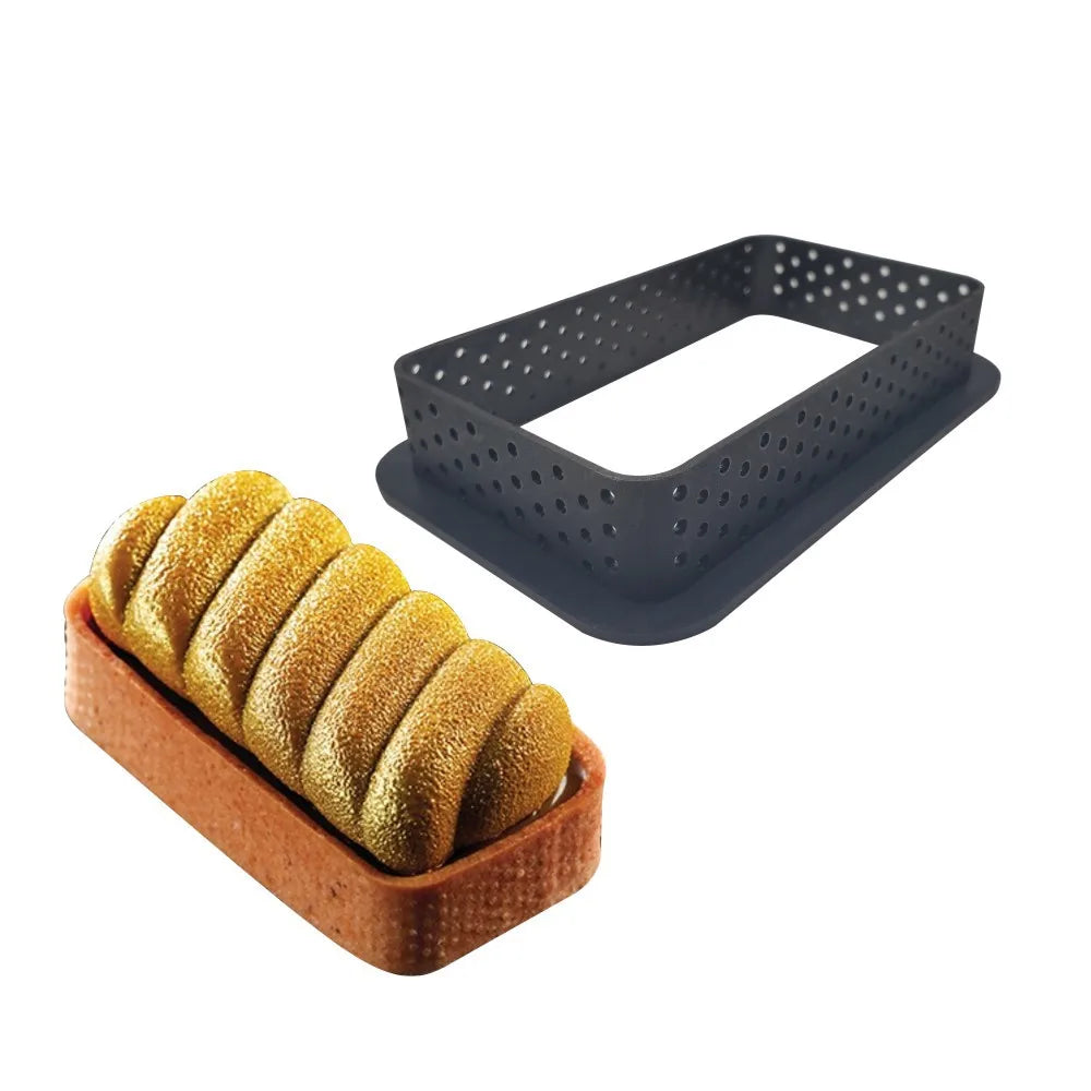 Cercle à gâteaux perforé en plastique