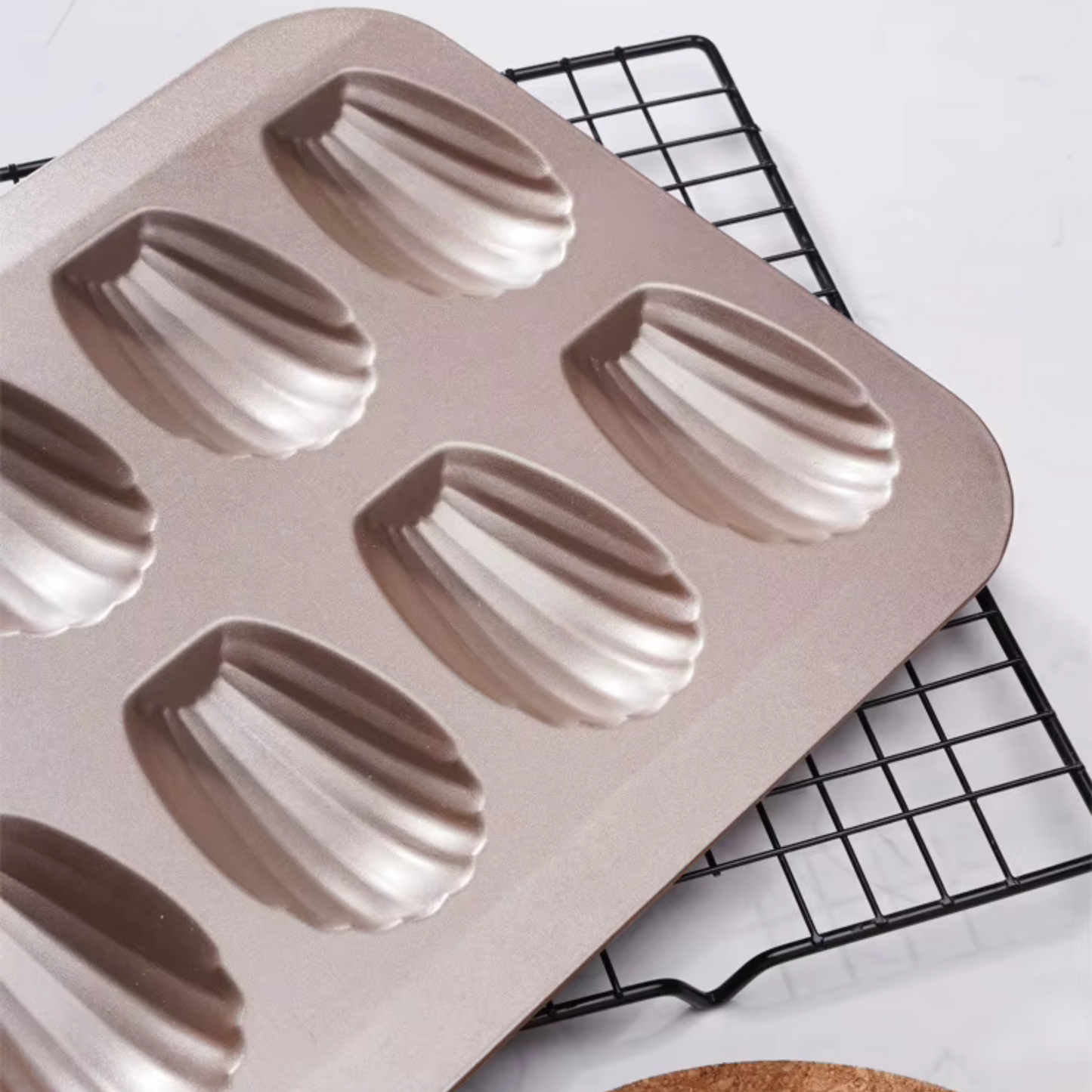 Moule à madeleines en acier au carbone