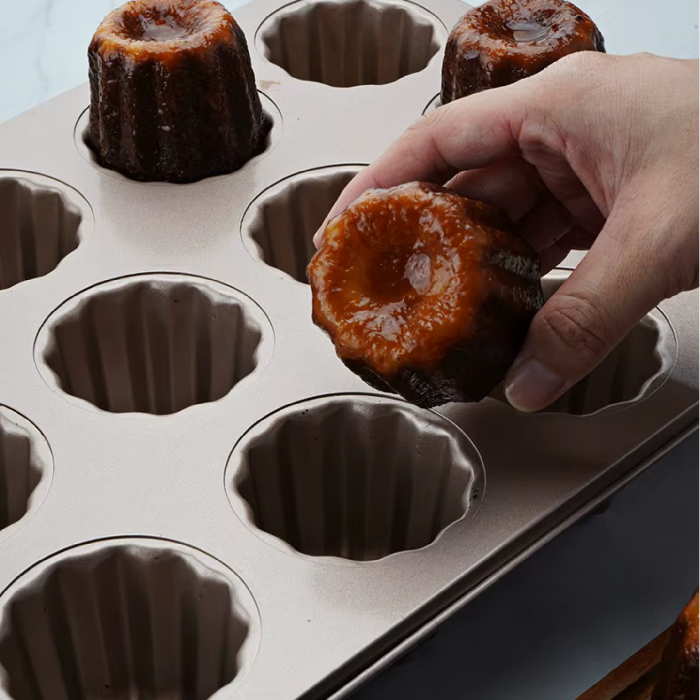 Moule à cannelés en acier au carbone