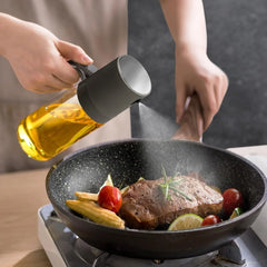 Spray huile 250 ml – Pulvérisateur en verre borosilicaté sans BPA pour cuisson, salade et BBQ