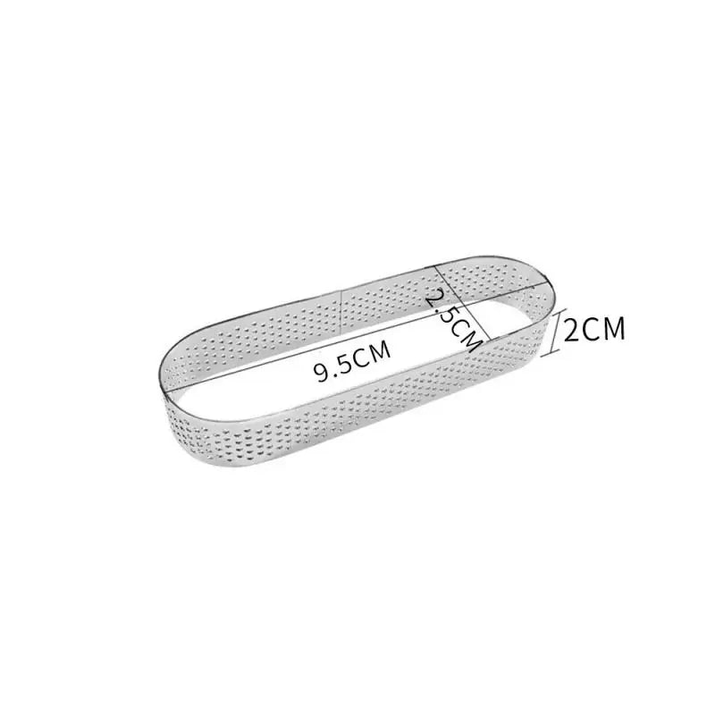 Cercle à gâteaux perforé inox