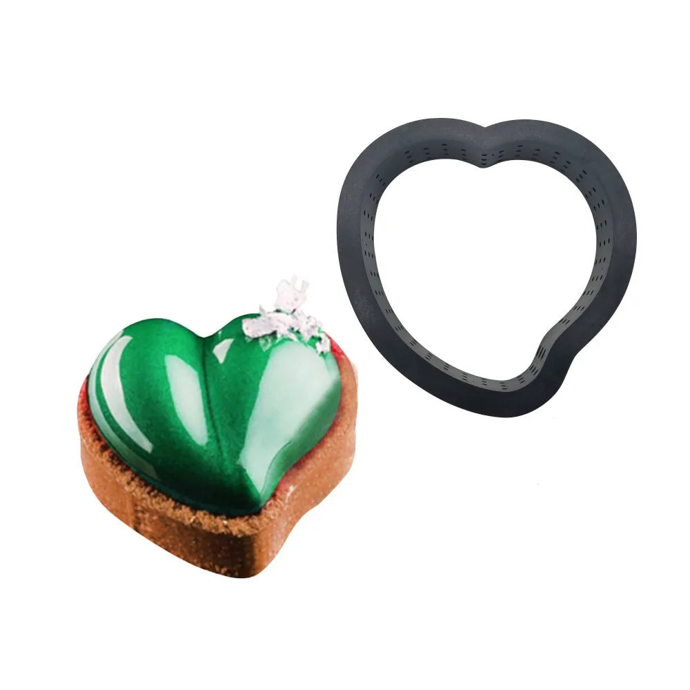 Cercle à gâteaux perforé en plastique