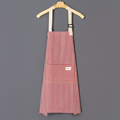 Tablier de Cuisine en Lin Rayé – Respirant, Élégant et Confortable pour Cuisine & Pâtisserie