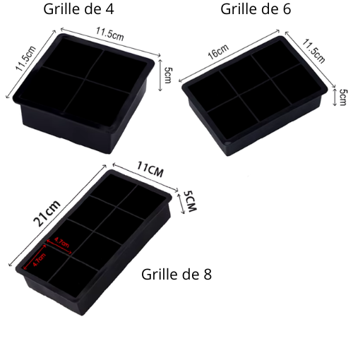 Moule à glaçons carré