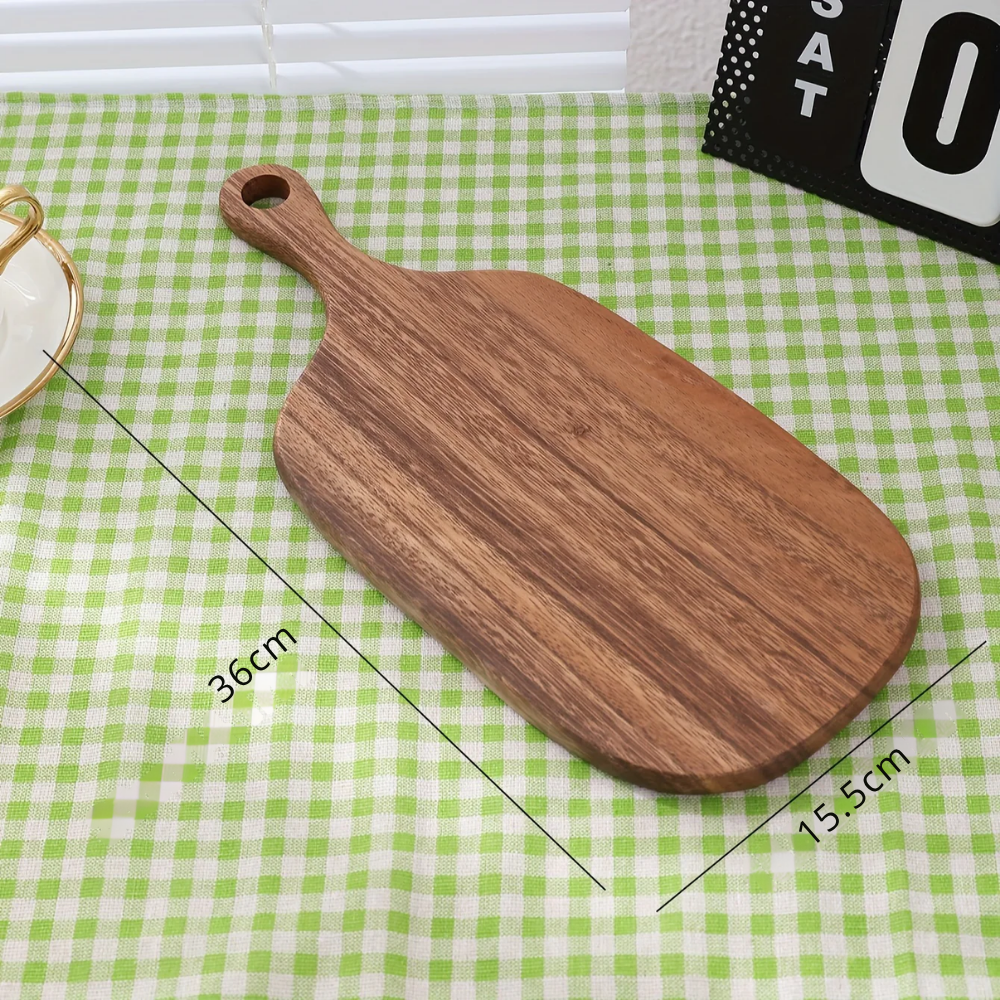 Planche à Pain et Plateau à Fromage en Bois d'Acacia – Planche de Service Élégante