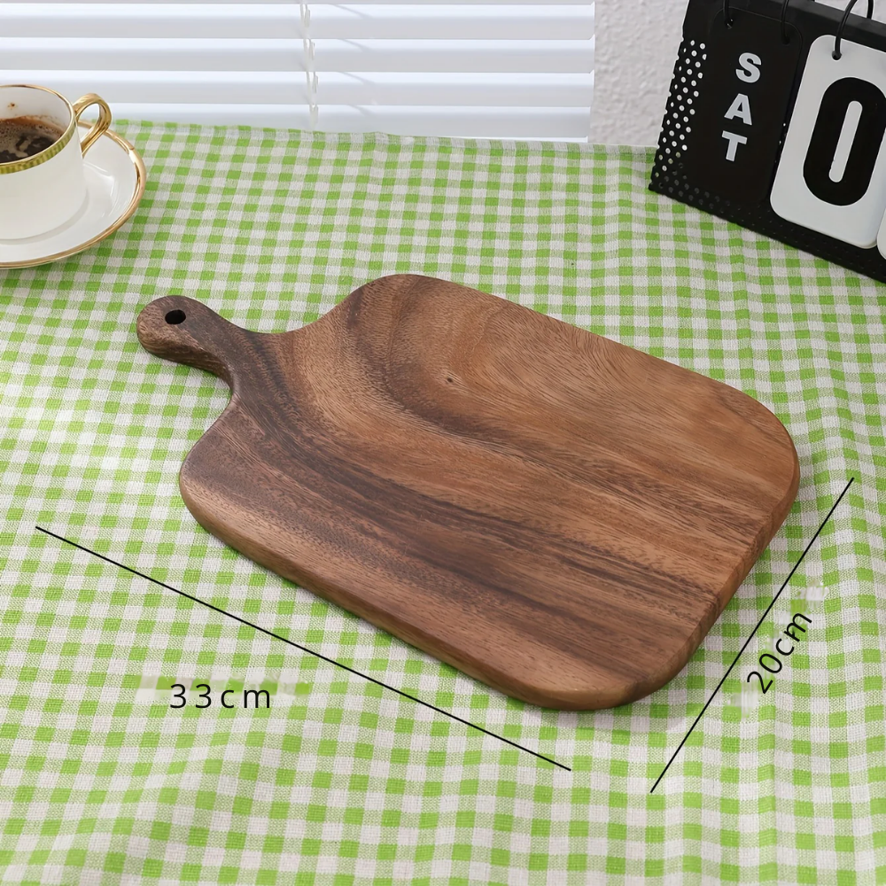 Planche à Pain et Plateau à Fromage en Bois d'Acacia – Planche de Service Élégante