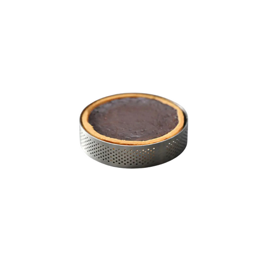 Cercle à gâteaux perforé inox