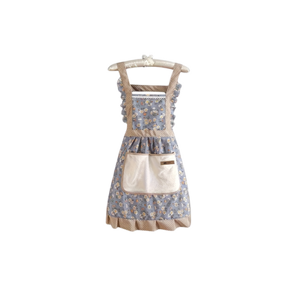 Tablier de pâtisserie imperméable fleur