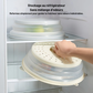Protège-Éclaboussures pour Micro-ondes – Couvercle de Cuisson Ventilé et Lavable