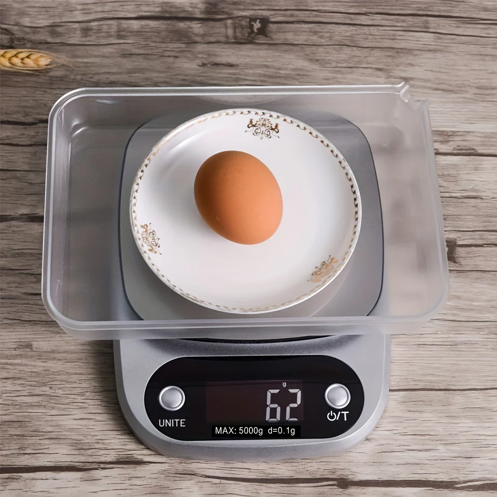 Balance de Cuisine Numérique de Précision en Acier Inoxydable