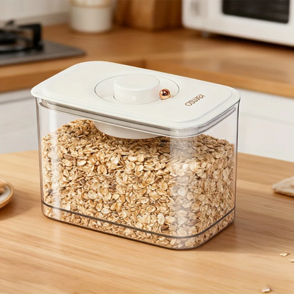Bocal de Conservation Sous Vide – Pot Hermétique pour Céréales, Thé et Aliments Secs
