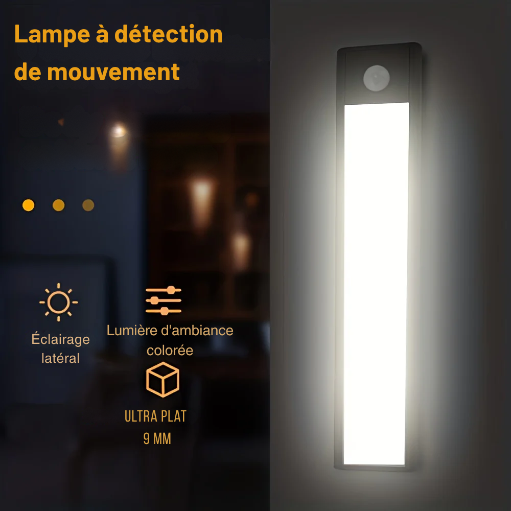 Eclairage LED pour cuisine Intelligente - Rechargeable USB avec Détecteur de Mouvement