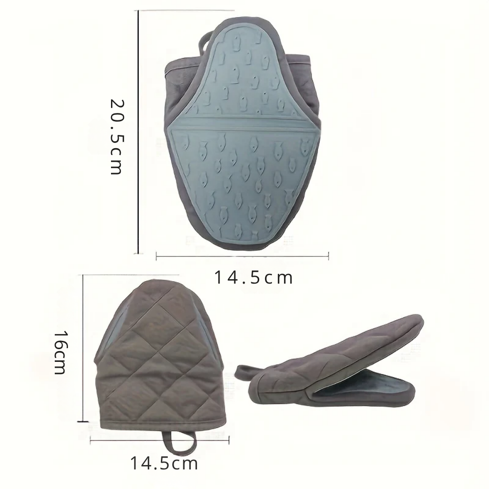 Gant de Cuisine en Silicone Résistant à la Chaleur