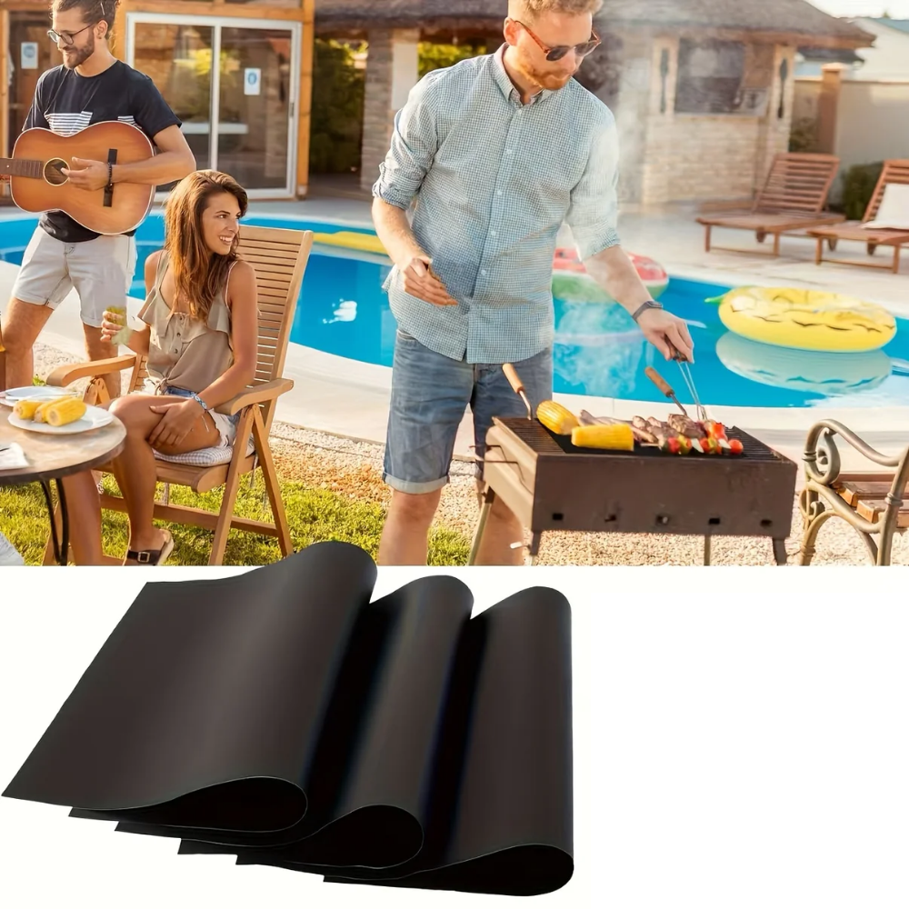 Tapis de Four Réutilisables Antiadhésifs pour Four, BBQ et Gril