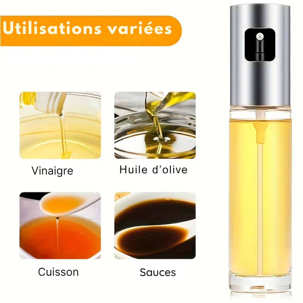 Vaporisateur d'huile en verre pour cuisine