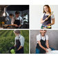 Tablier de Cuisine Long Réglable avec Poches en Polyester