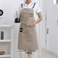 Tablier de Cuisine en Polyester Haut de Gamme – 4 Poches, Doux et Respirant