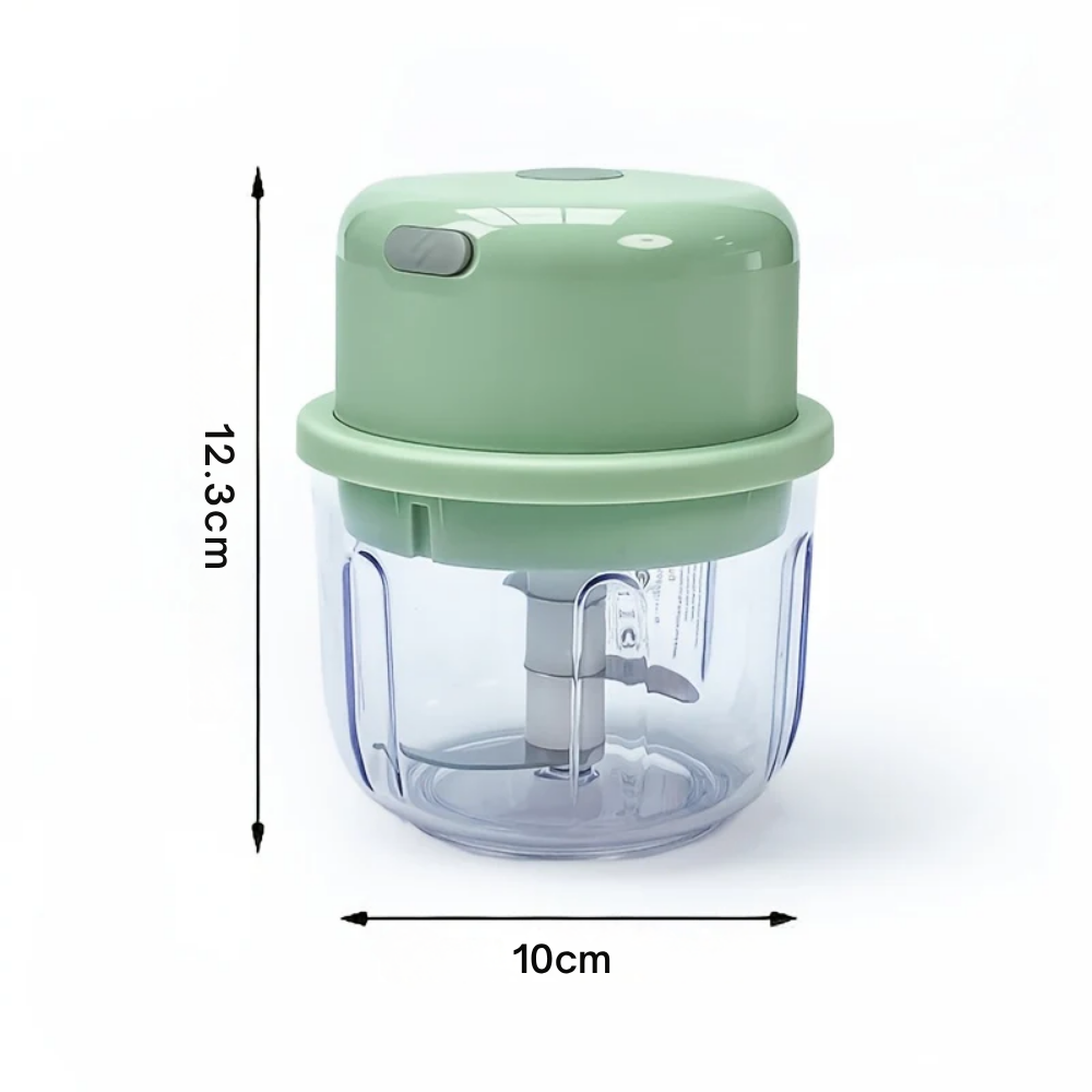 Hachoir à Ail Électrique USB 450 ml – Mini Robot Culinaire Multifonction Sans Fil