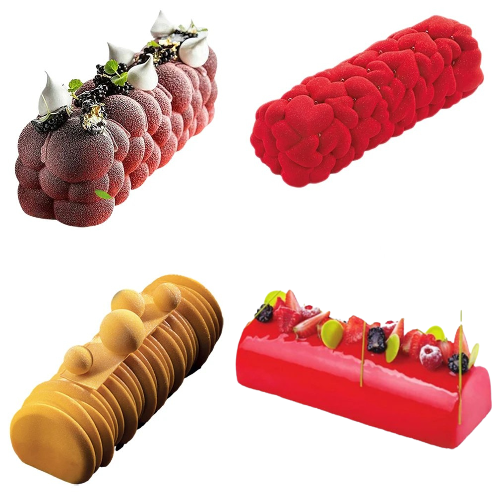 Moule à bûche de Noël en silicone