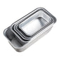 Moule à cake rectangulaire en aluminium
