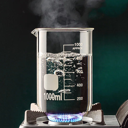 Verre doseur en verre gradué 50–1000 ml – Bécher de mesure pour cuisine et pâtisserie