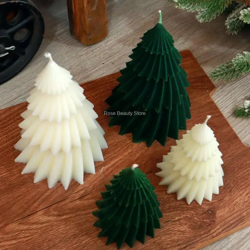 Moule en silicone pour bougie d'arbre de Noël