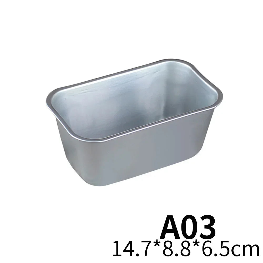 Moule à cake rectangulaire en aluminium – 14,7 x 8,8 x 6,5 cm