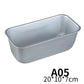 Moule à cake rectangulaire en aluminium – 20 x 10 x 7 cm