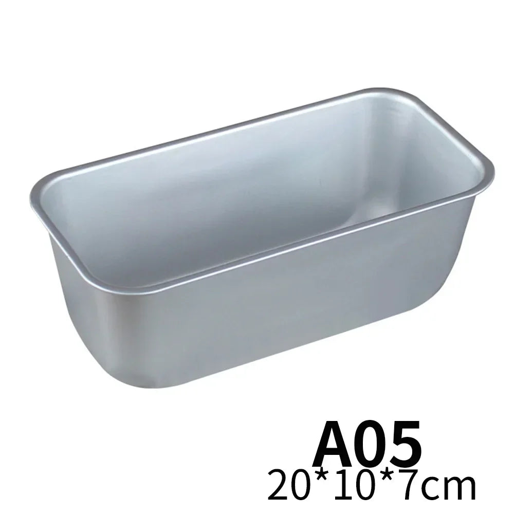 Moule à cake rectangulaire en aluminium – 20 x 10 x 7 cm