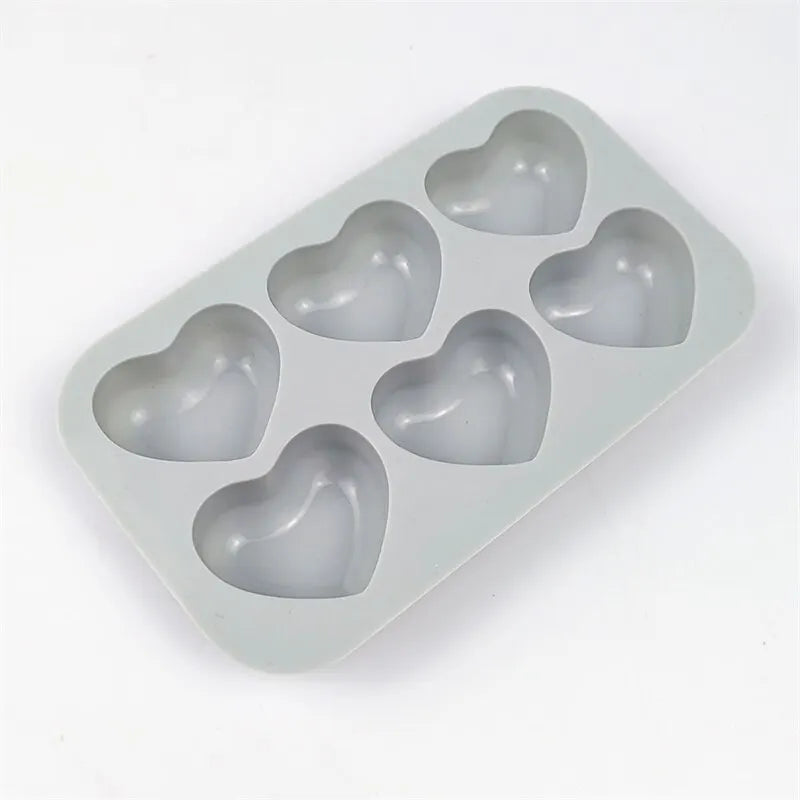 Moule à savon en silicone en forme de coeur