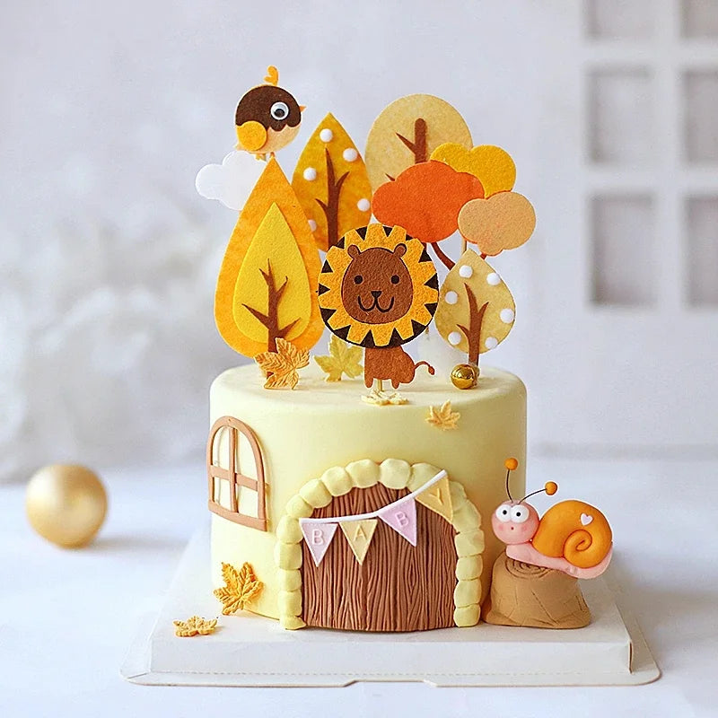 Gâteau décoré avec le tapis texturé effet écorce en silicone