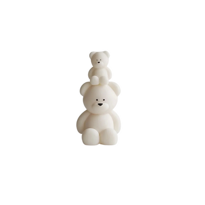 Moule à bougie en silicone en forme d'ours