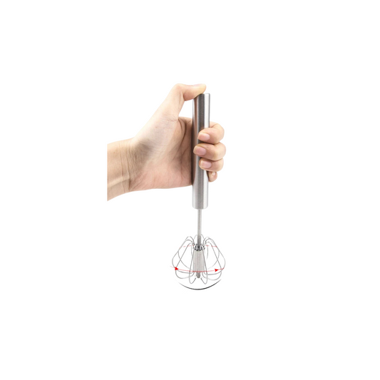 Batteur à œufs semi-automatique en acier inoxydable