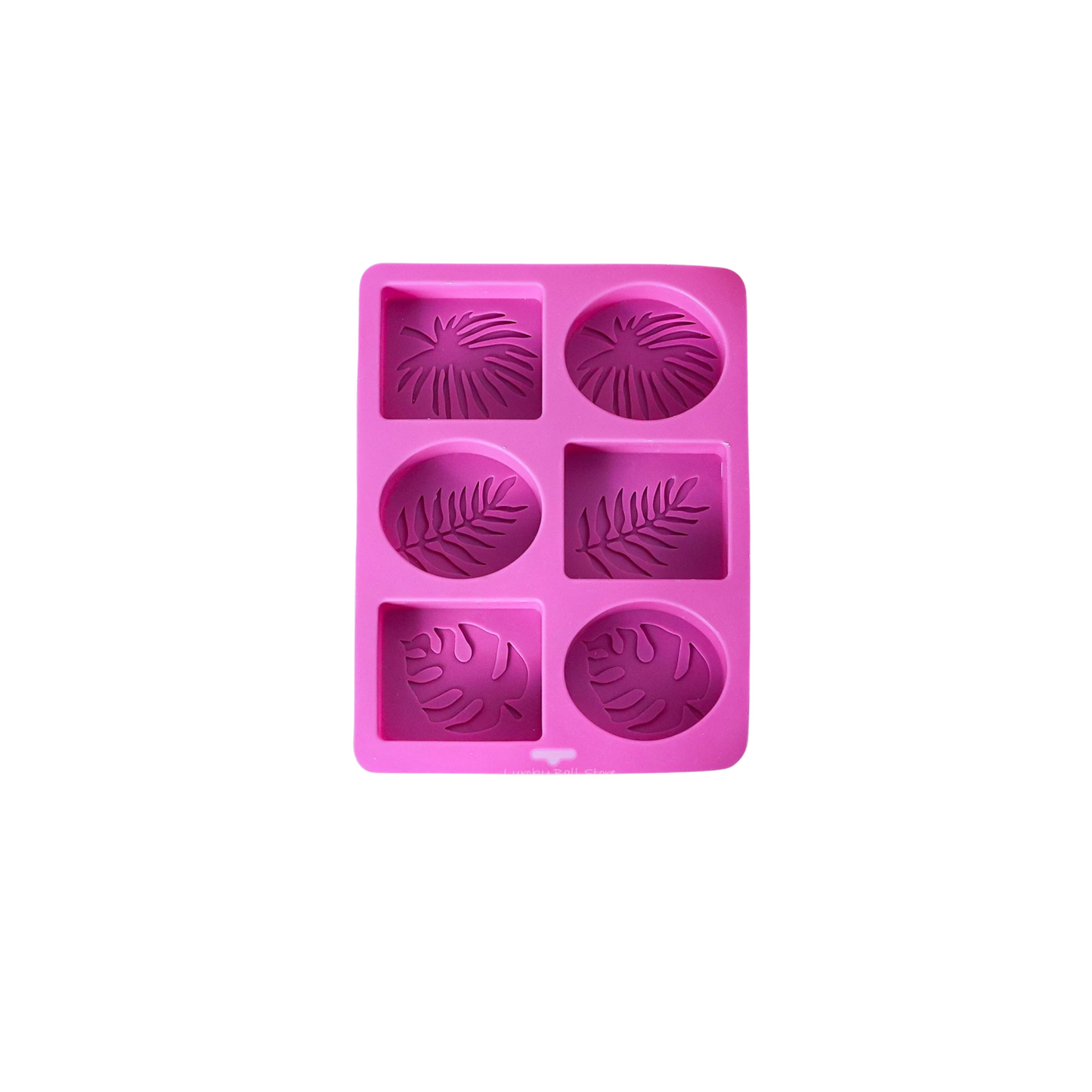Moule à savon en silicone en forme de feuilles