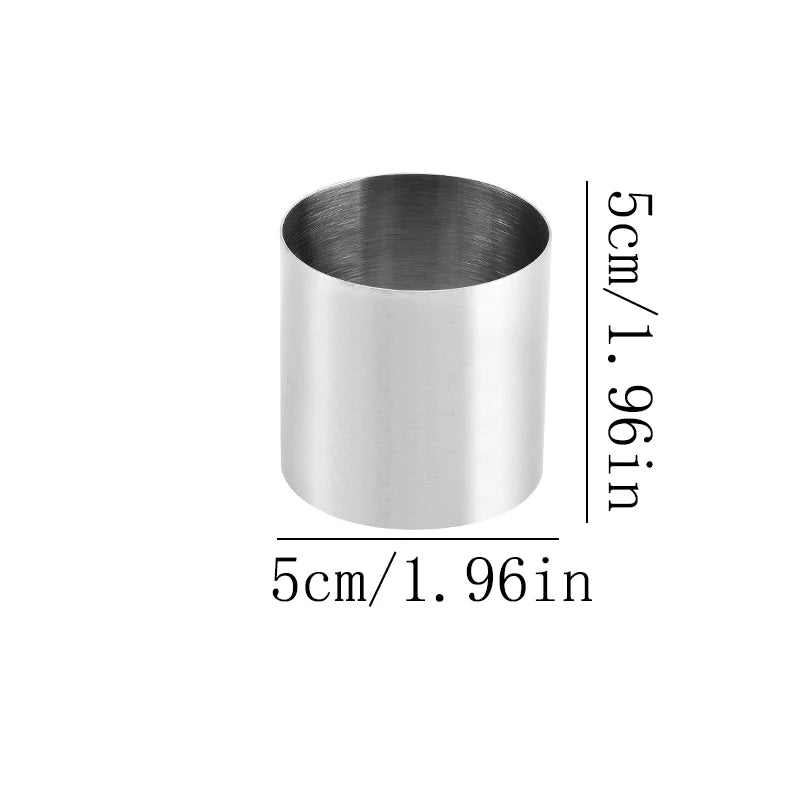 Cercle à gâteau en acier inoxydable