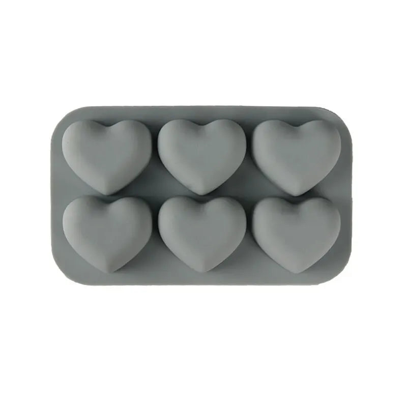 Moule à savon en silicone en forme de coeur