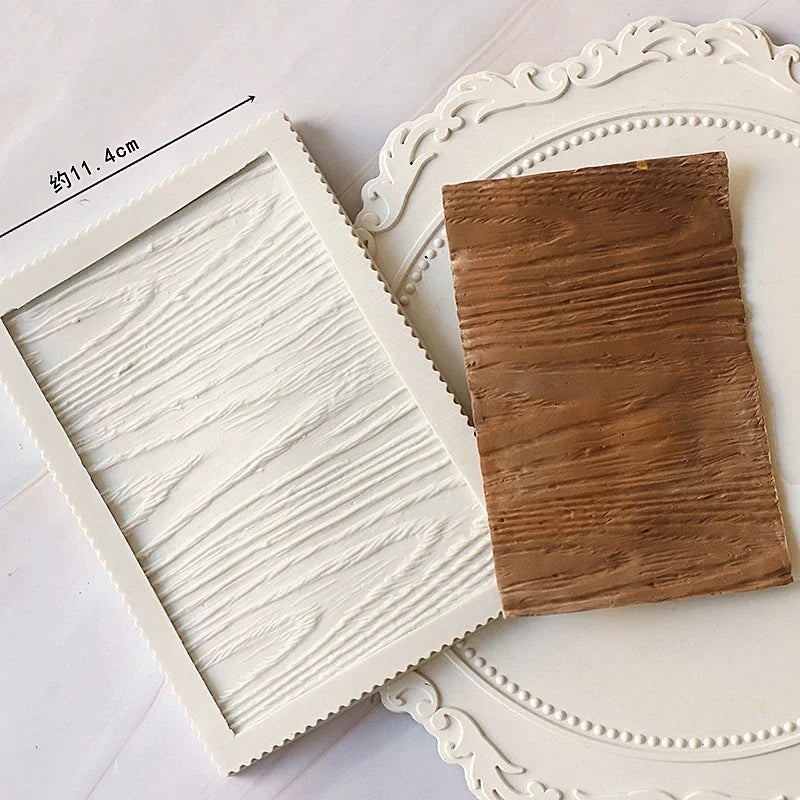 Tapis et moules texturés en silicone – tapis planche de bois – modèle j